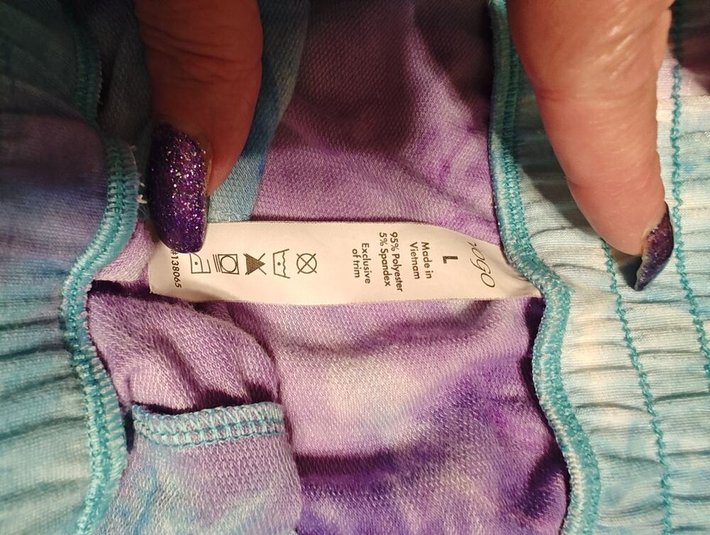 Women's Tie Dye Shorts Sz L